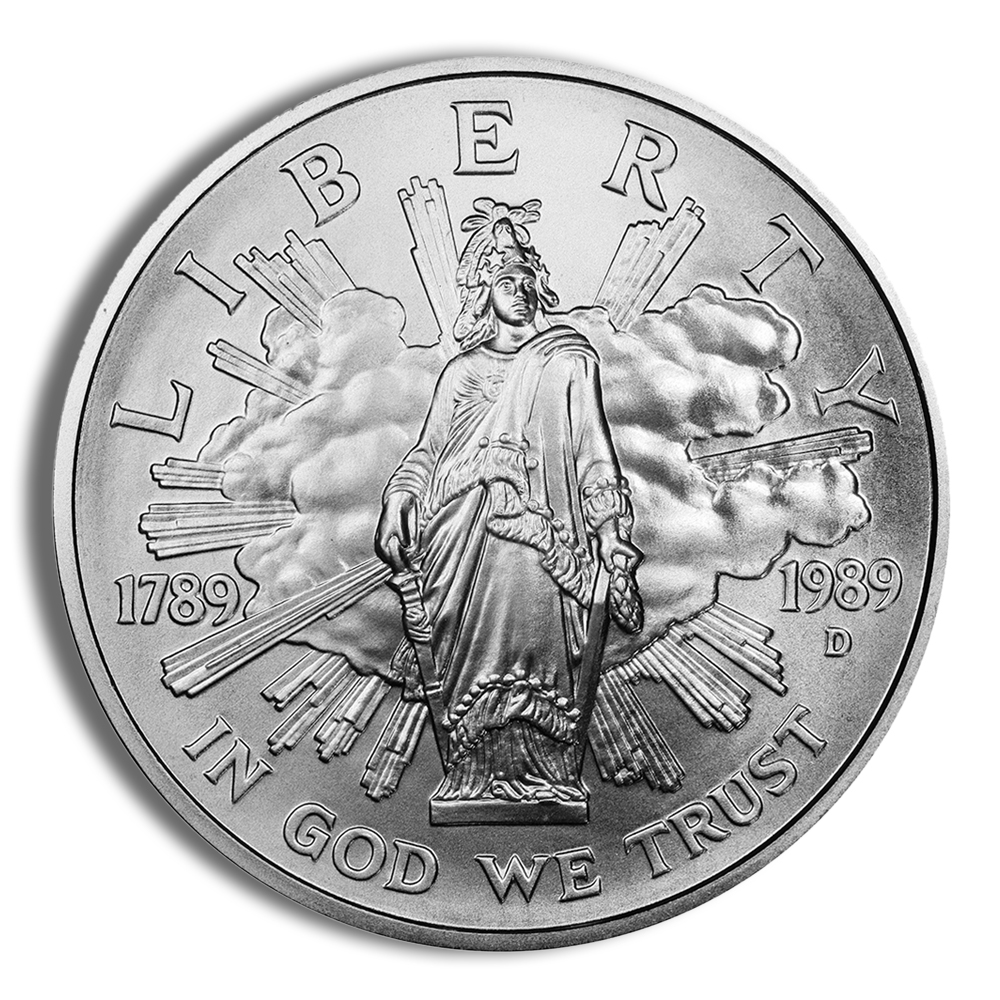 1989-D $1 Congressional Silver Commemorative - BU