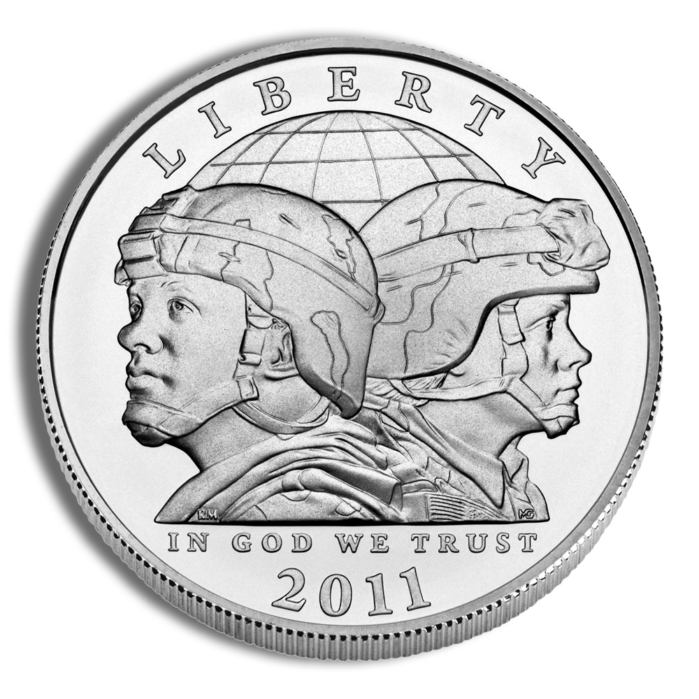 2011-S $1 US Army Silver Commemorative - BU