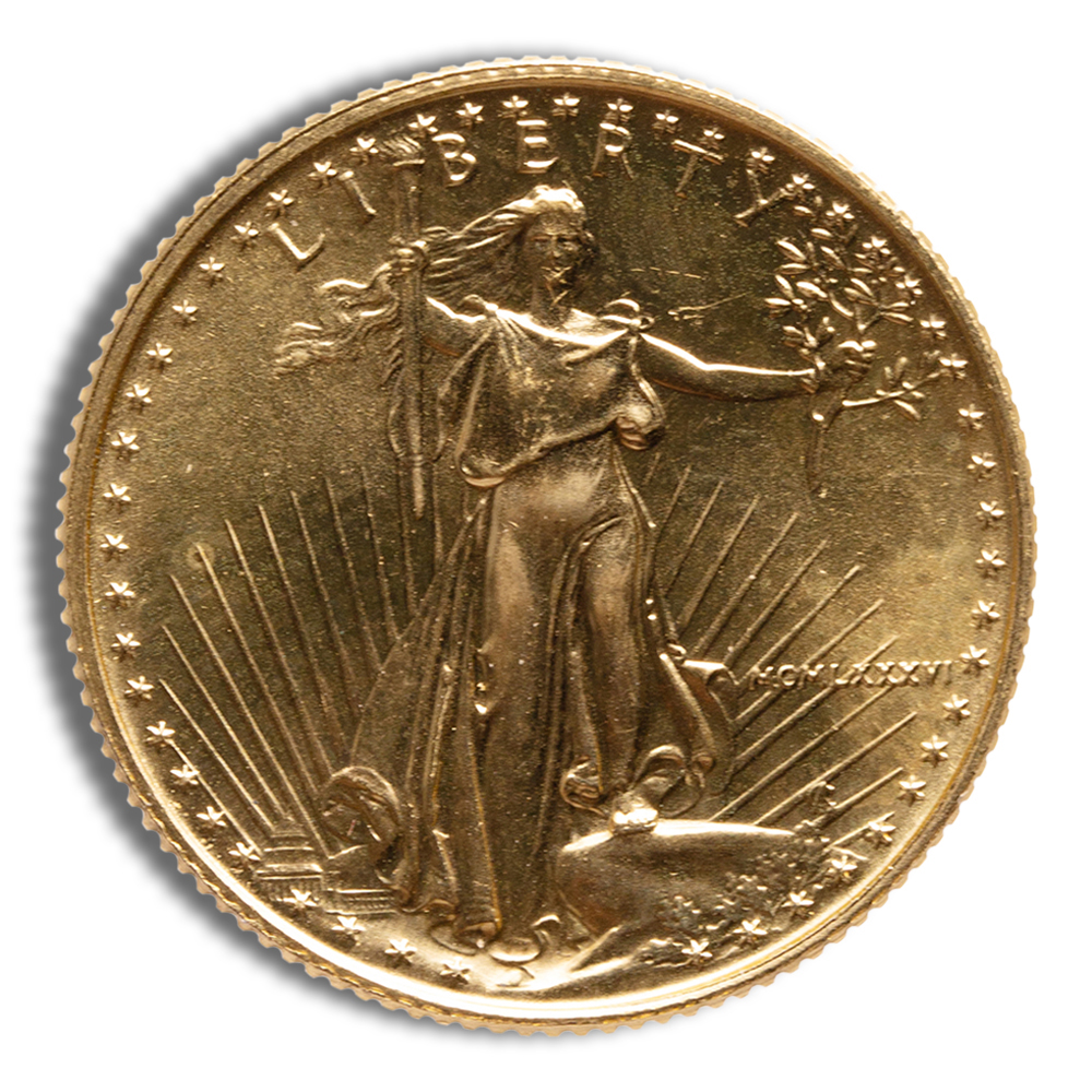 1986 1/4 Oz Gold American Eagle - BU (MCMLXXXVI)