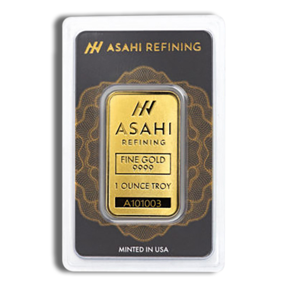 1 Oz Gold Bar - Asahi Refining (In Assay Card)