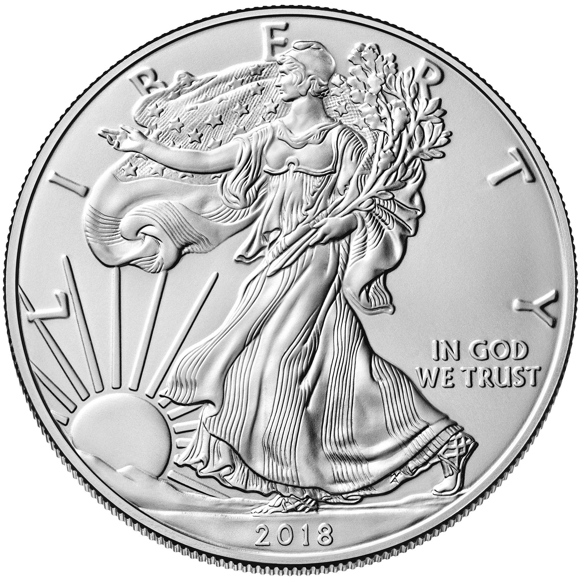 2018 Silver American Eagle - BU