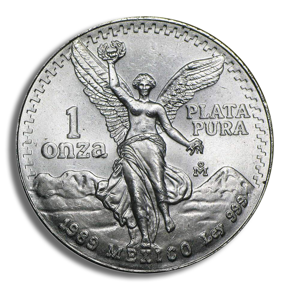 1988 1 Oz Silver Mexico Libertad - BU