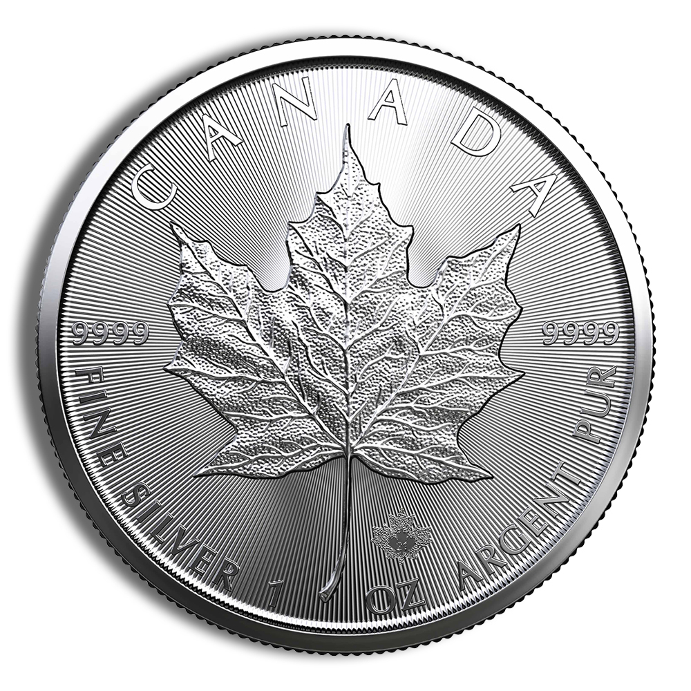 1 oz Canadian Silver Maple Leaf - Sealed Box (Year Varies)