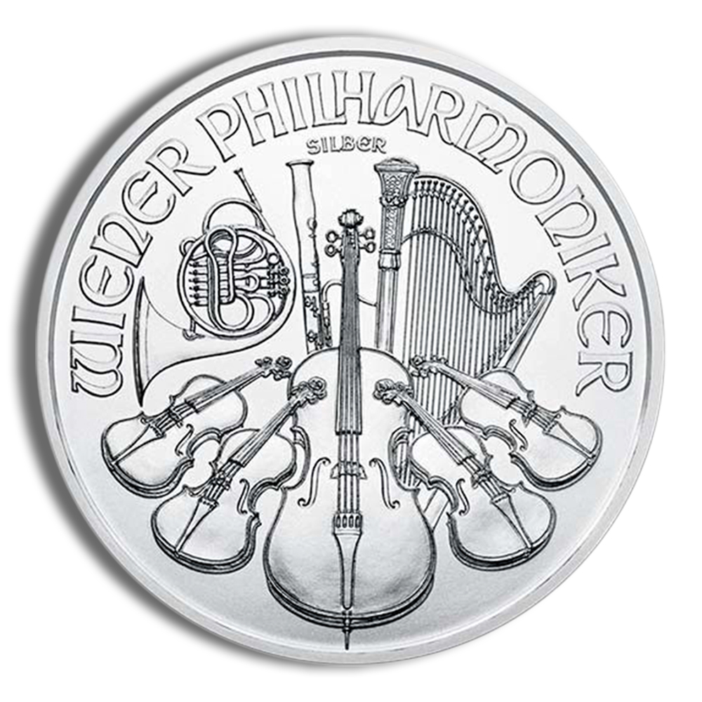 2023 1 Oz Austria Silver Philharmonic - BU