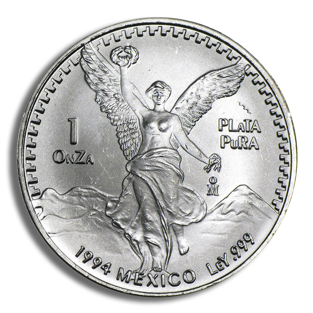 1994 1 Oz Silver Mexico Libertad - BU