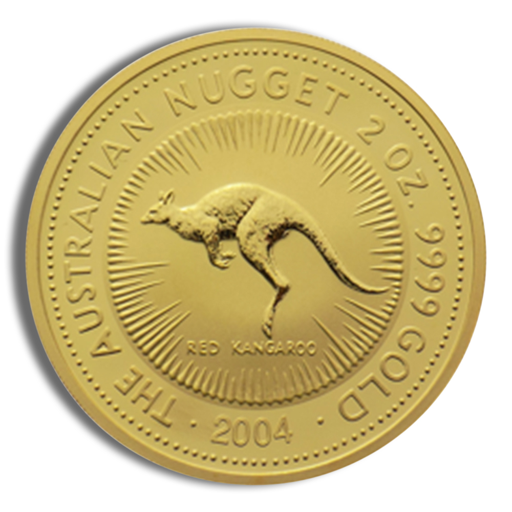 2004 2 Oz Australia Gold Nugget - BU