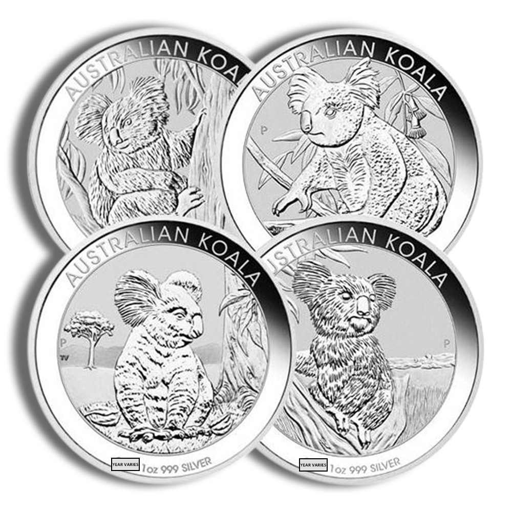 1 Oz Silver Australia Koala - BU (Random Year, In Capsule)