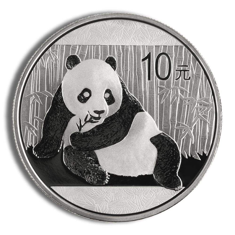 2015 1 Oz China Silver Panda - BU