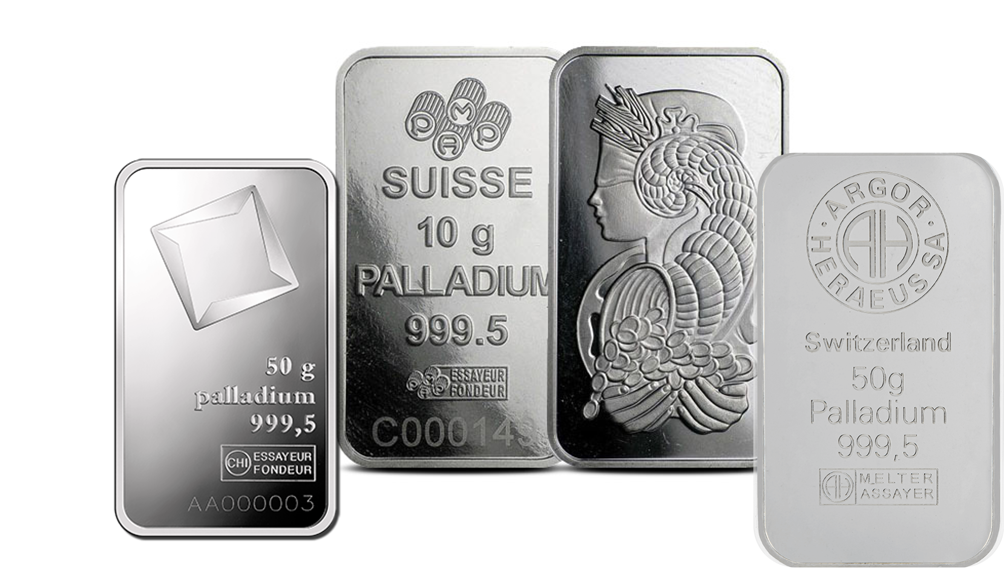 50 Gram Palladium Bar (Random Brand)