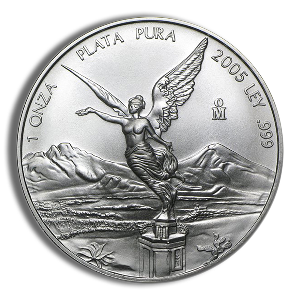 2005 1 Oz Silver Mexico Libertad - BU