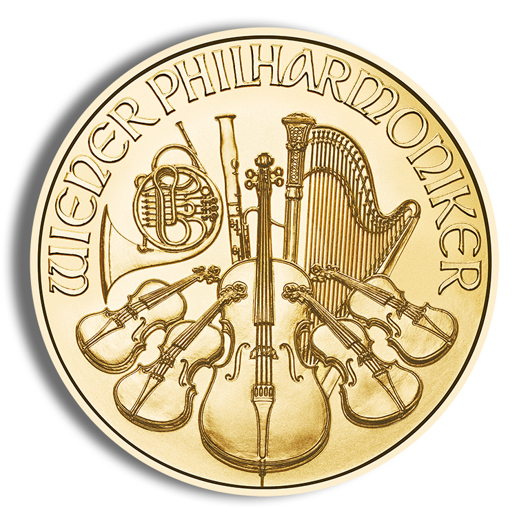 1 Oz Gold Austria Philharmonic - BU (Random Year)