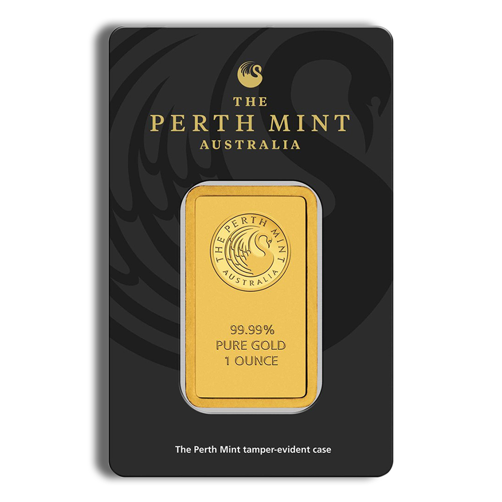 1 Oz Gold Bar - Perth Mint (In Assay Card)