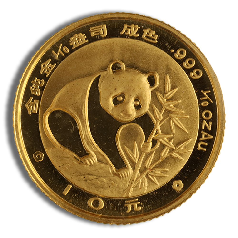 1/10 Oz China Gold Panda - BU (Random Year, Unsealed)