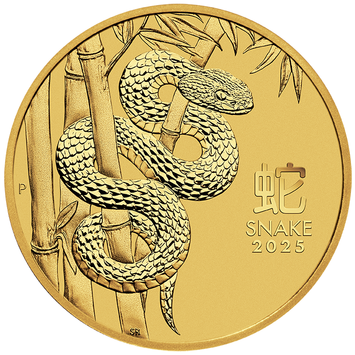 2025 1/10 Oz Australia Gold Lunar Snake (Series III) - BU