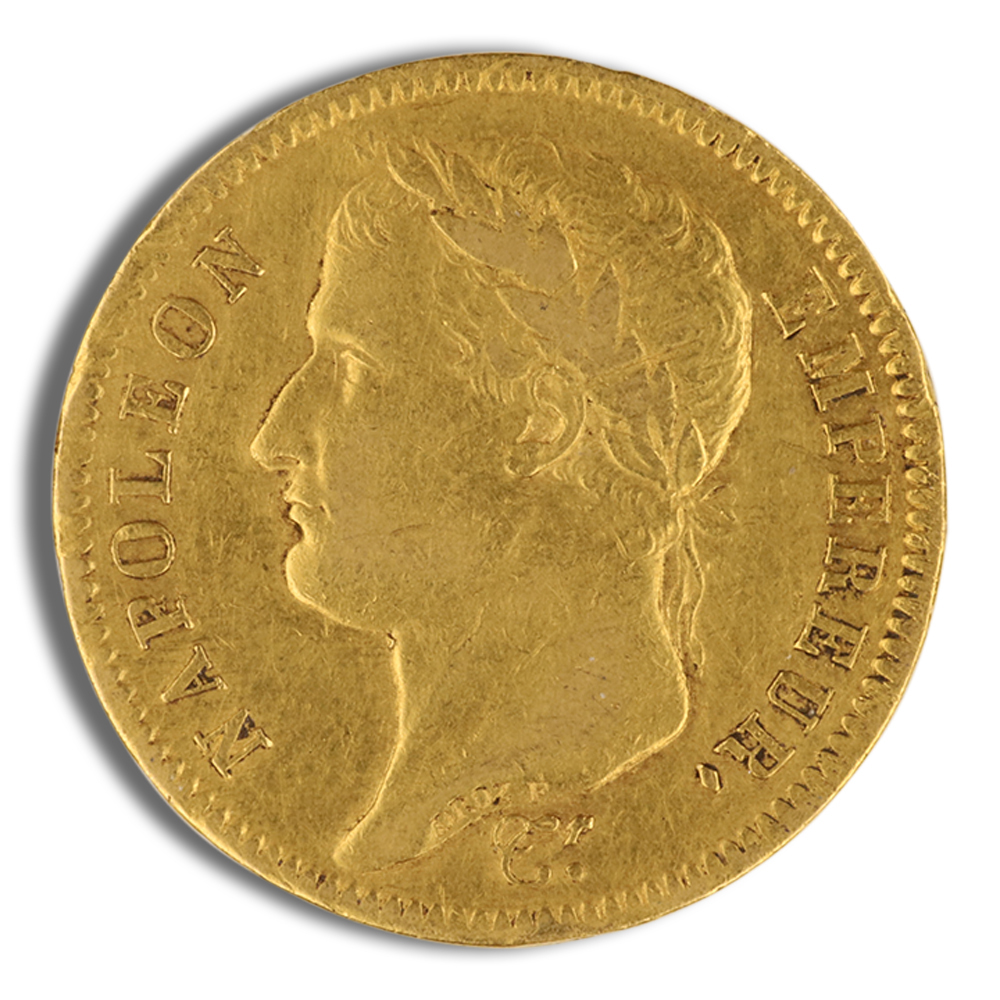 1806-1813 France Gold 40 Francs (Napoleon I) - XF+