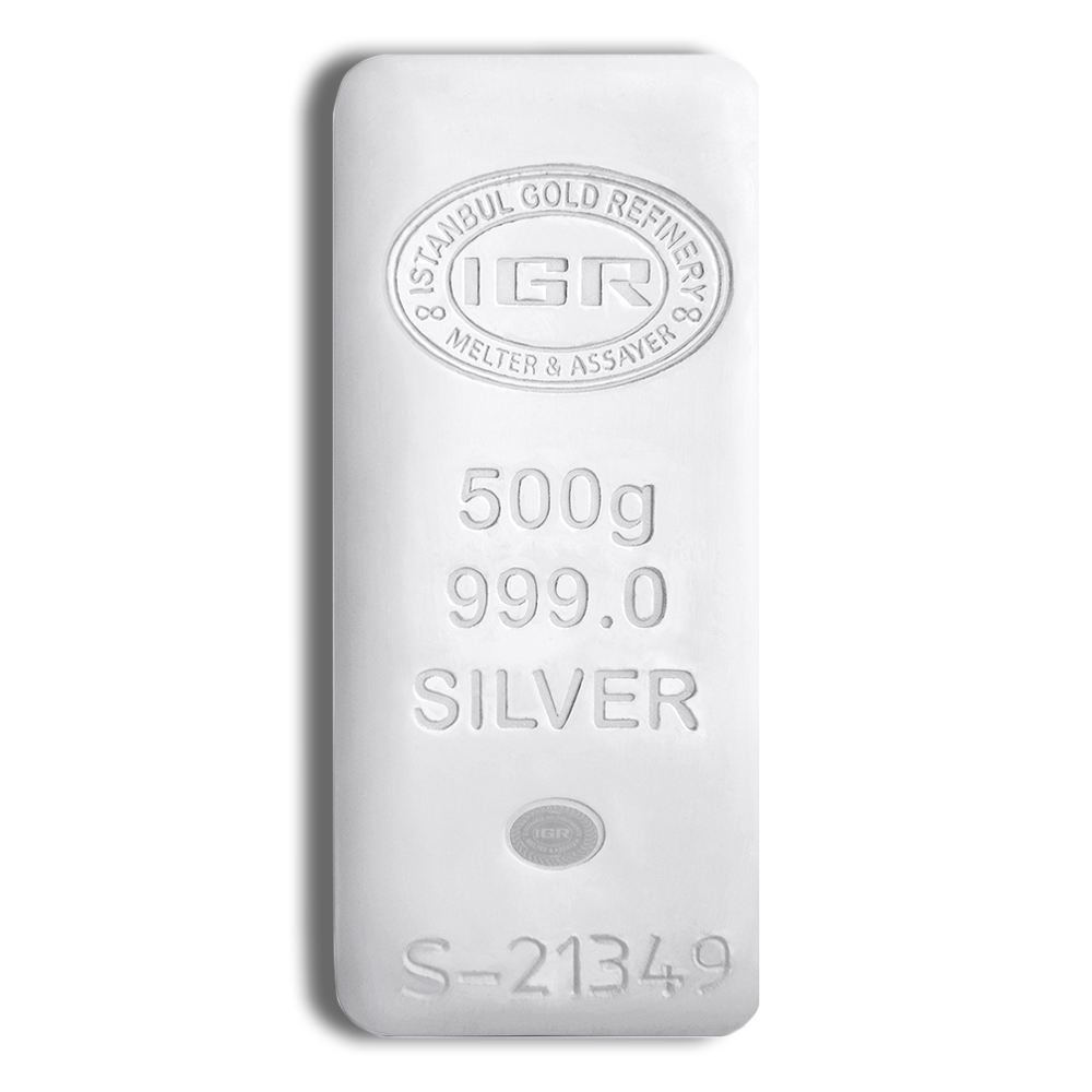 500 Gram Silver Bar - IGR Metals