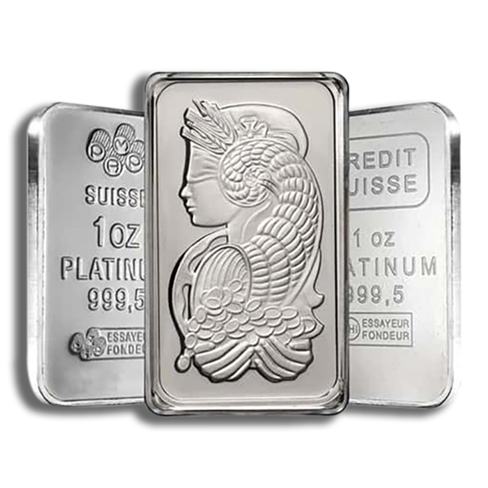 500 Gram Platinum Bar (Random Brand)