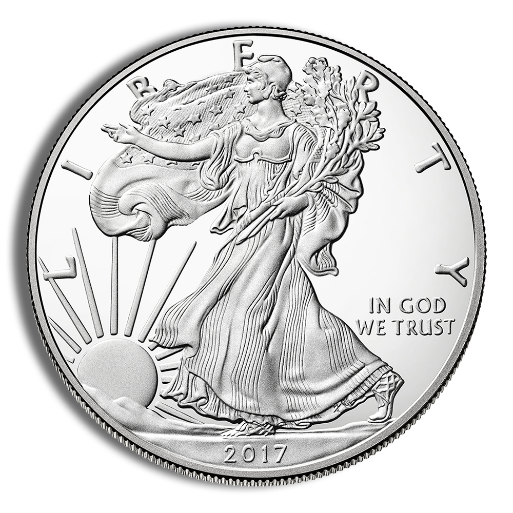 2017-S Proof Silver American Eagle - BU (Capsule Only)