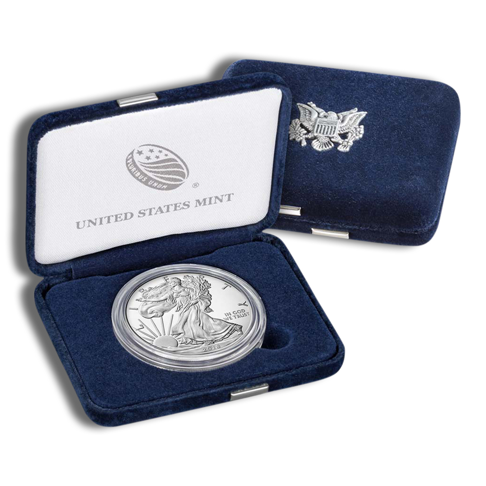 2018-S Proof Silver American Eagle - BU (with Box and COA)