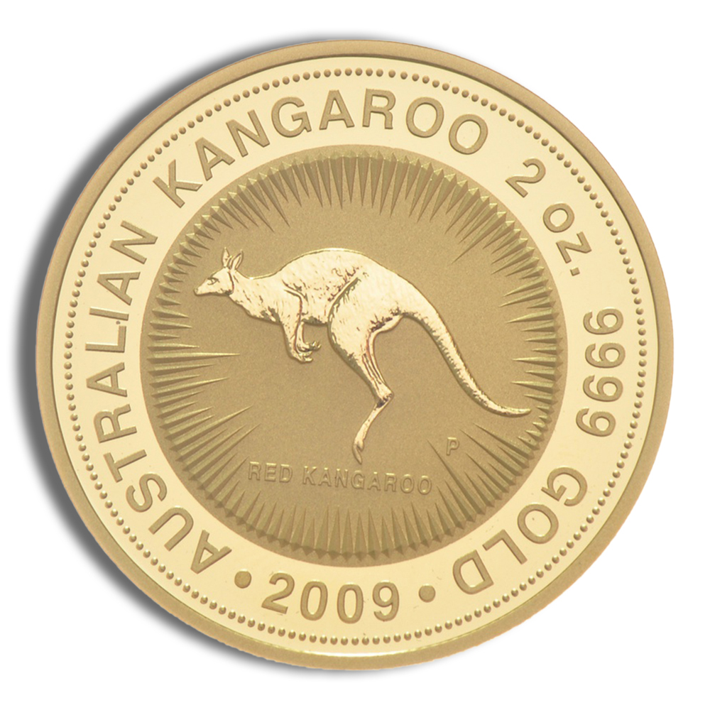 2009 2 Oz Australia Gold Nugget - BU