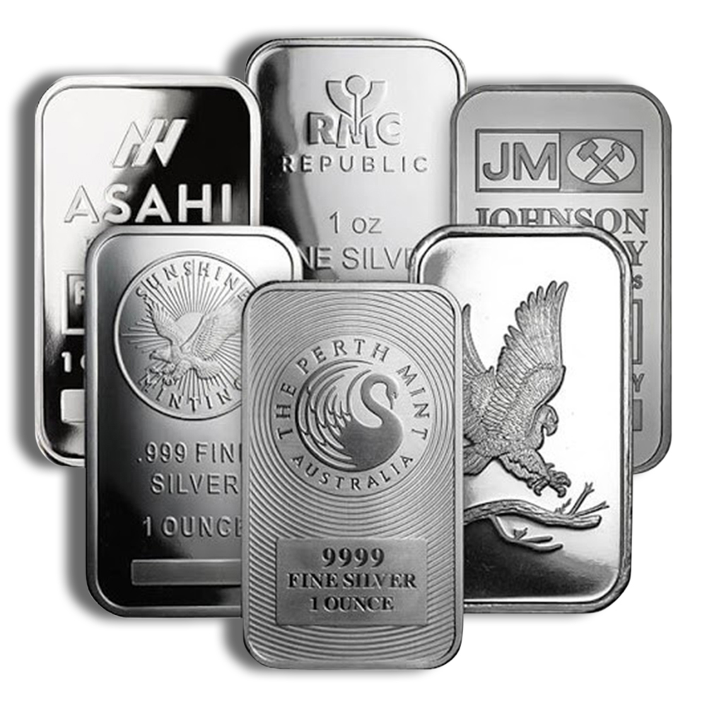 1 Oz Silver Bar (Random Brand)