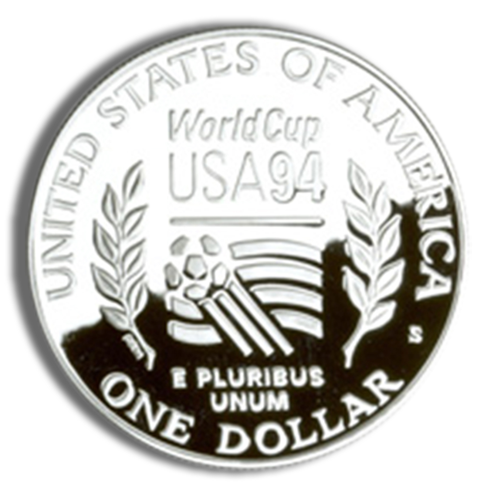 1994-S $1 World Cup Silver Commemorative Proof - BU