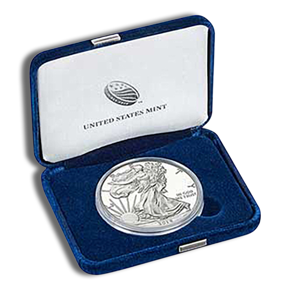 2015-W Proof Silver American Eagle - BU (with Box and COA)