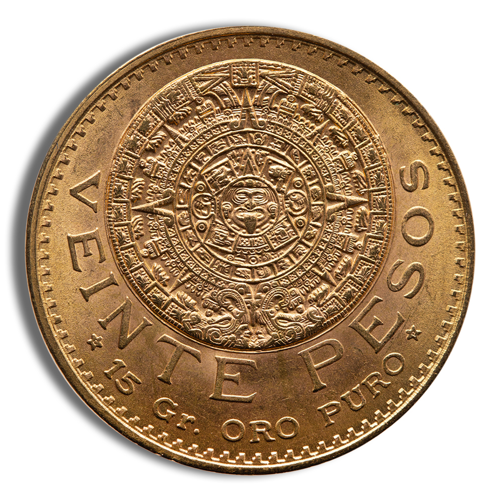 1919 Mexico Gold 20 Peso - BU