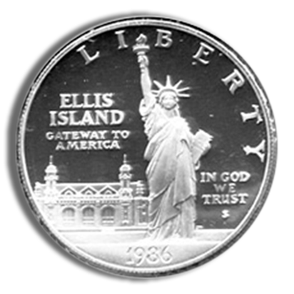 1986-S $1 Statue of Liberty Silver Commemorative Proof - BU