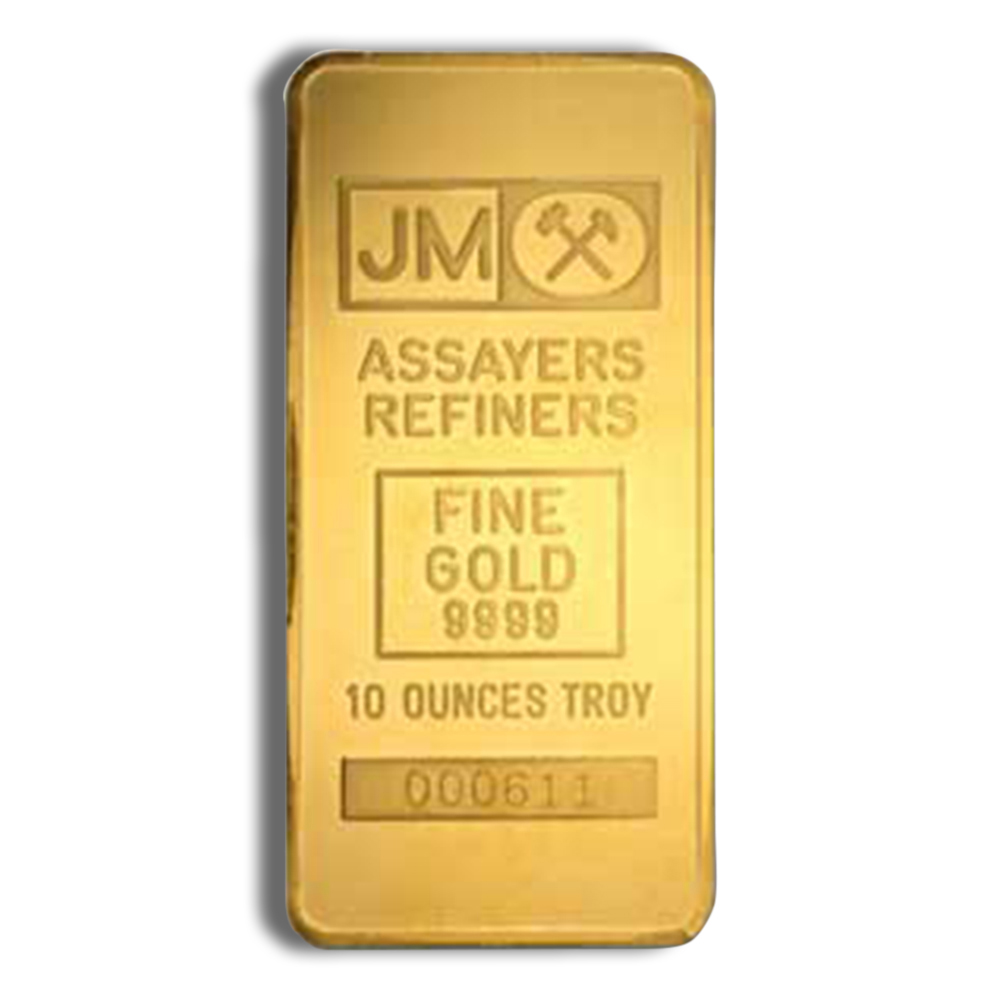 10 Oz Gold Bar - Johnson Matthey JM