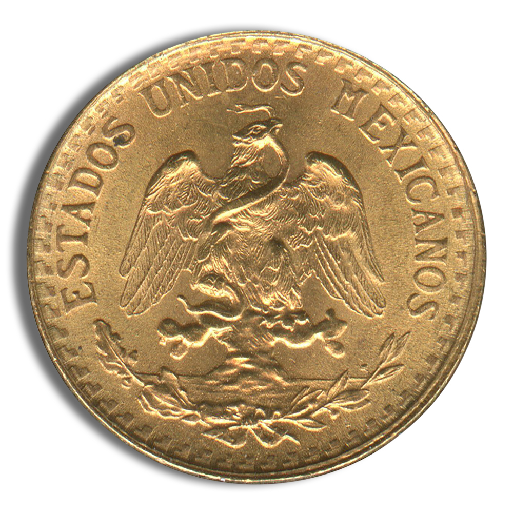 Mexico Gold 2 Peso - XF+ (Random Year)