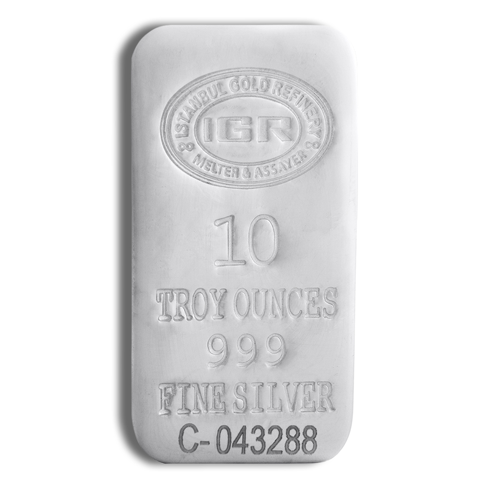 10 Oz Silver Bar - IGR Metals