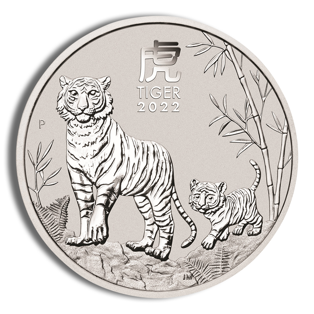 2022 1 Kilo Australia Silver Lunar Tiger (Series III) - BU