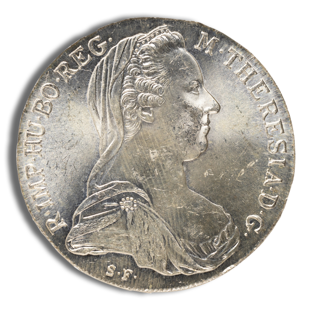 1780 Austria Maria Theresa Silver Thaler Restrike - AU+