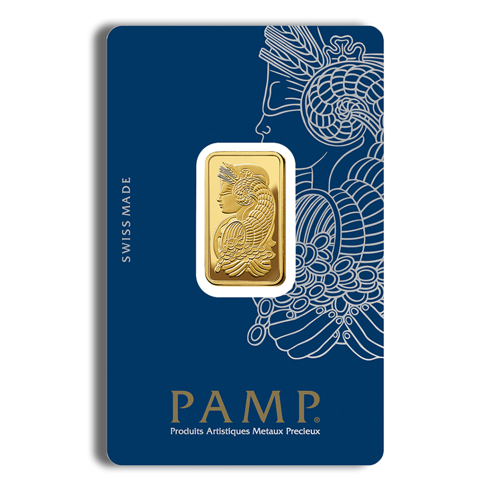 10 Gram Gold Bar - PAMP Suisse Lady Fortuna (In Assay Card)