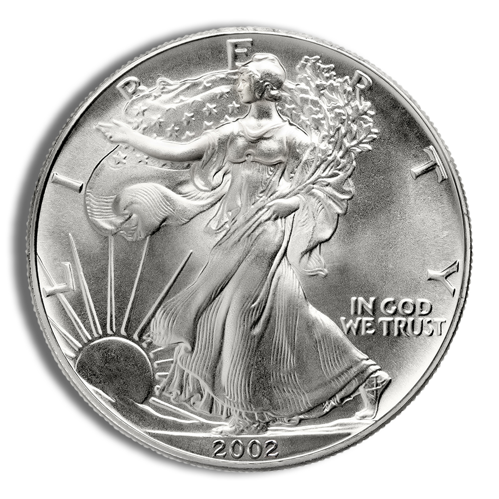 2002 Silver American Eagle - BU