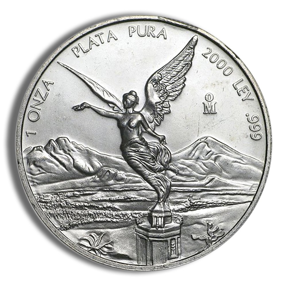 2000 1 Oz Silver Mexico Libertad - BU