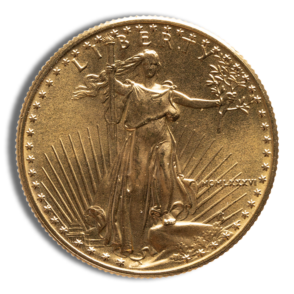 1986 1/2 Oz Gold American Eagle - BU (MCMLXXXVI)