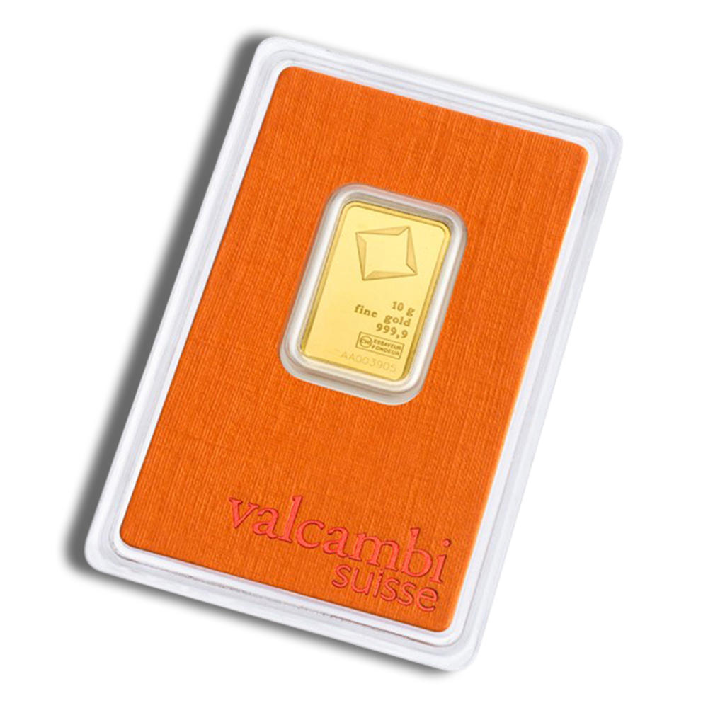 10 Gram Gold Bar - Valcambi (In Assay Card)