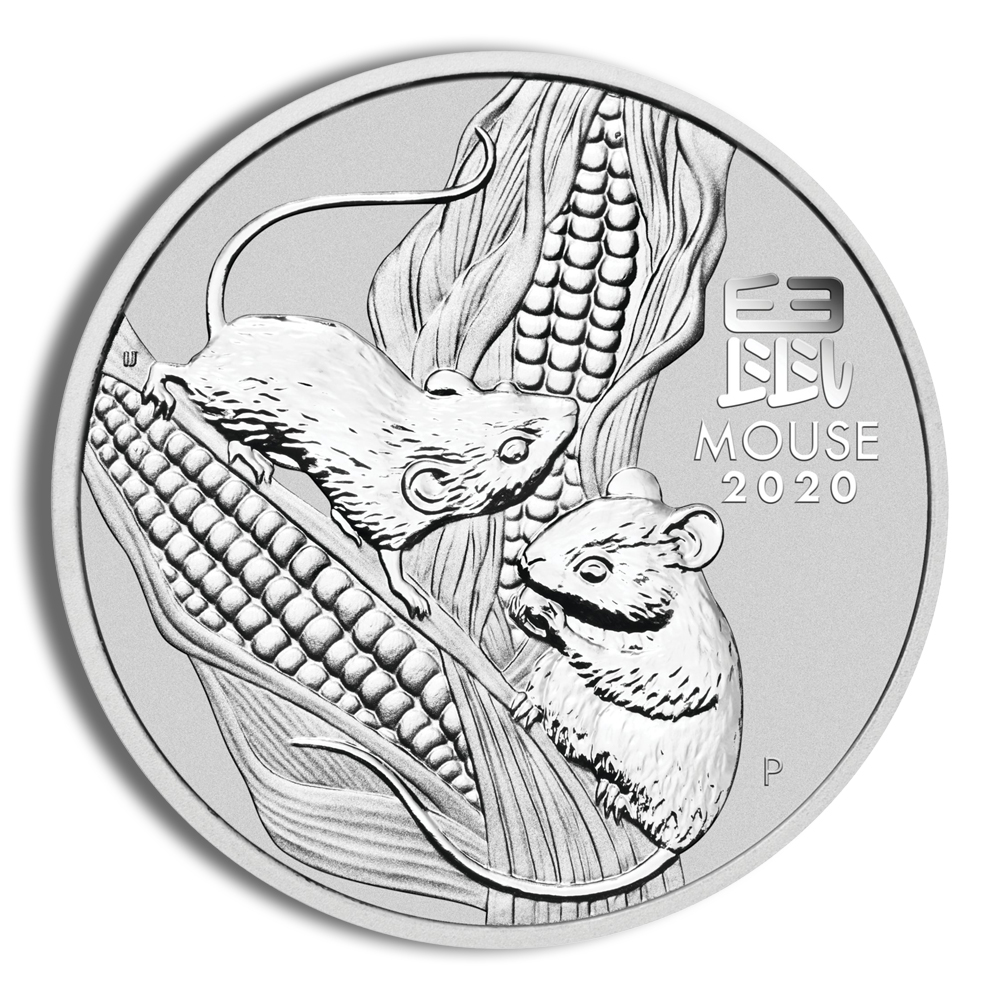 2020 1 Kilo Australia Silver Lunar Mouse (Series III) - BU