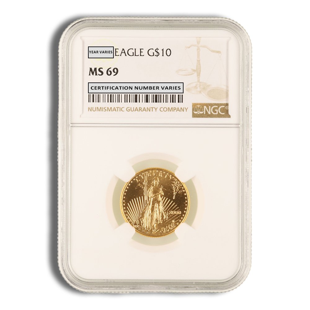 2000 1/4 Oz Gold American Eagle - NGC MS69