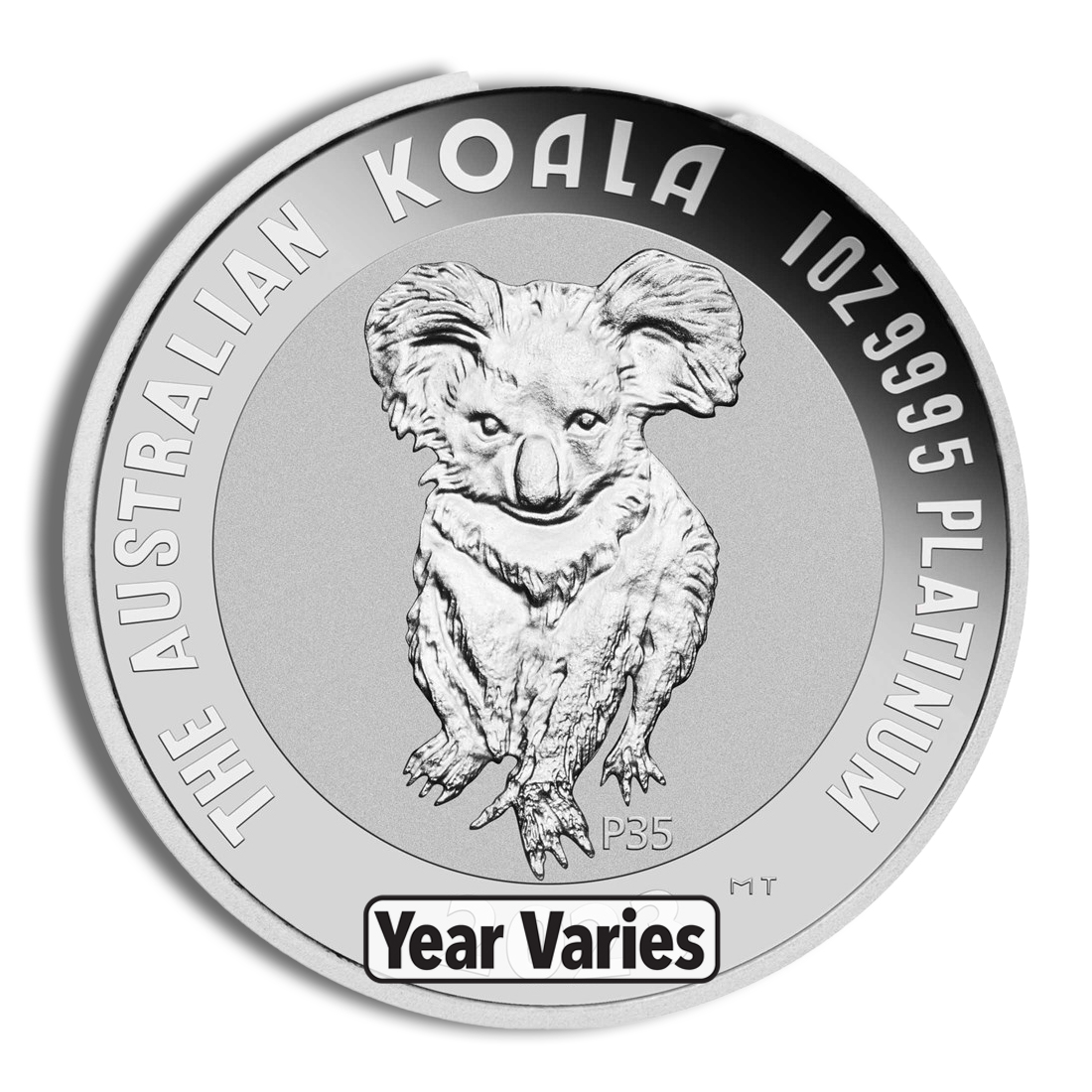 1 Oz Australia Platinum Koala - BU (Random Year)