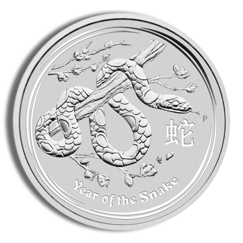 2013 1 Kilo Australia Silver Lunar Snake (Series II) - BU