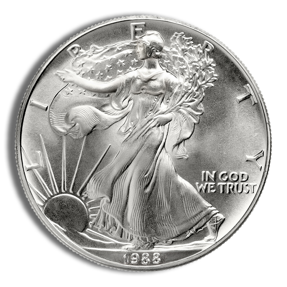 1988 Silver American Eagle - BU