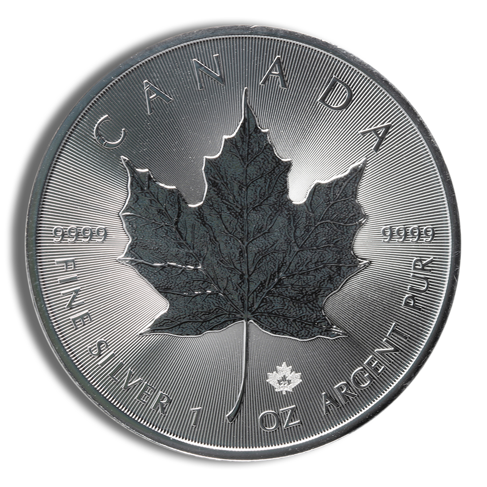 1 Oz Silver Canadian Maple Leaf (Random Year, Imperfect Condition)