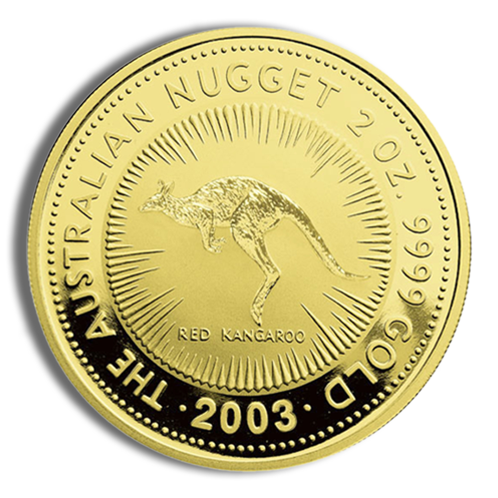 2003 2 Oz Australia Gold Nugget - BU