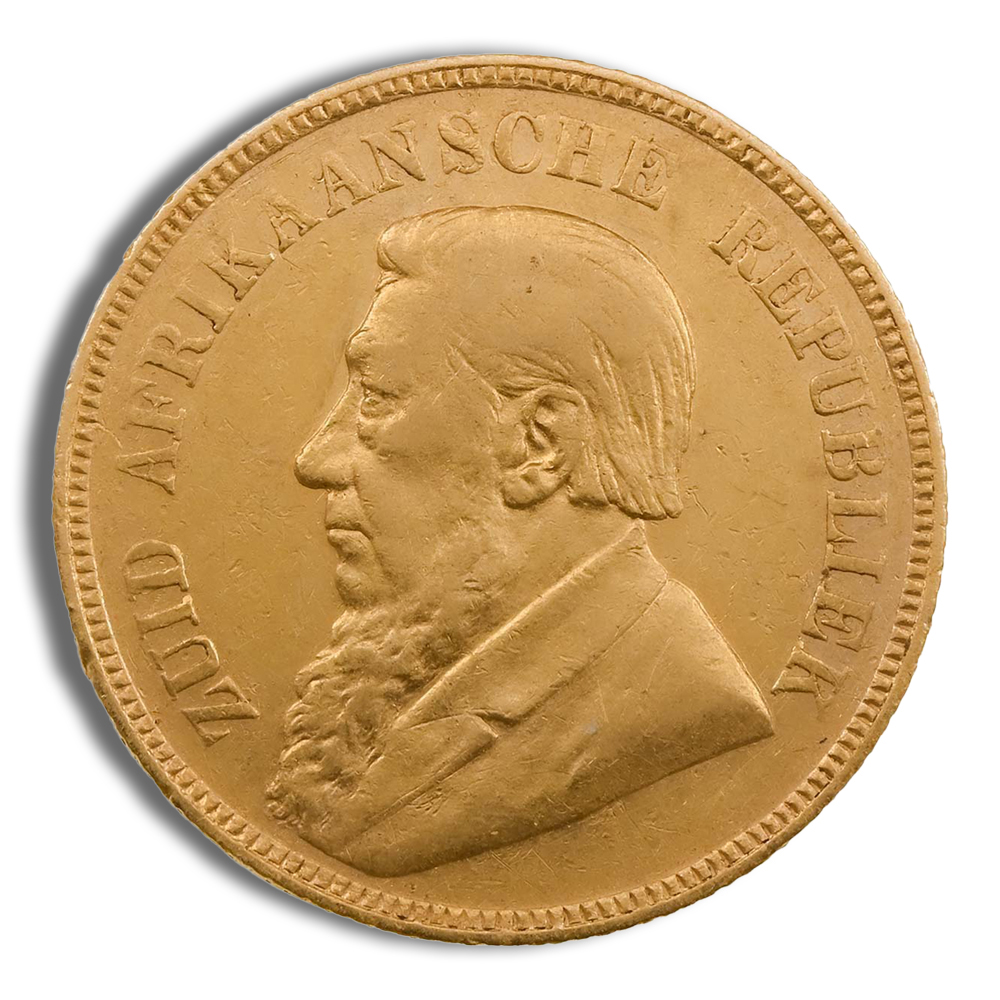 South Africa 1 Pond Gold Coin - XF+ (Random Year)