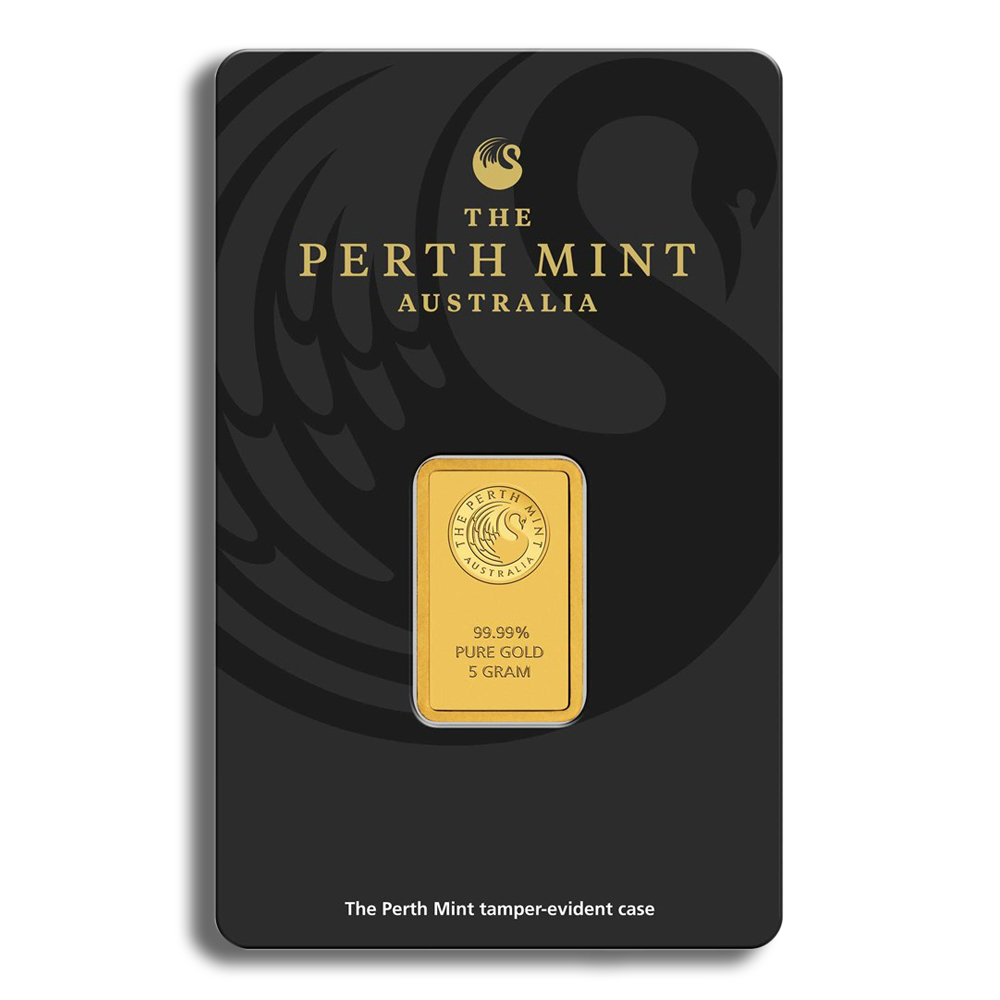 5 Gram Gold Bar - Perth Mint (In Assay Card)