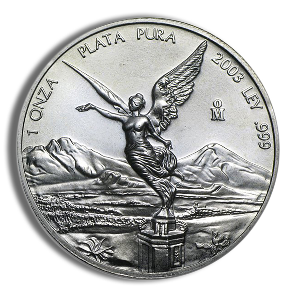 2003 1 Oz Silver Mexico Libertad - BU