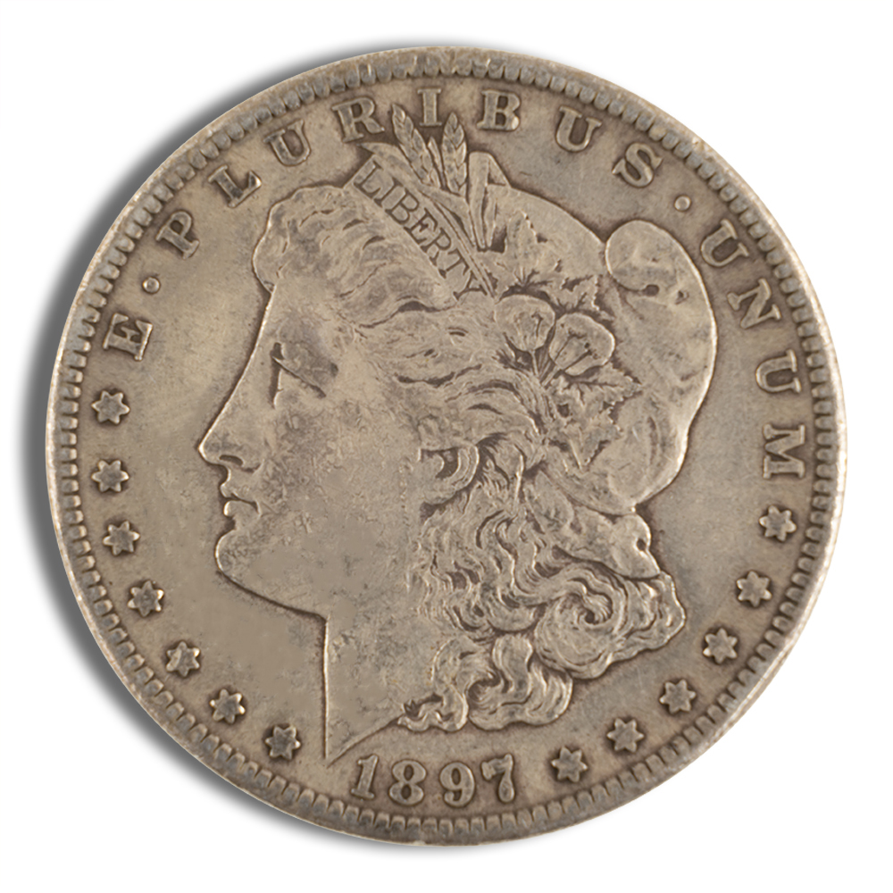 1878-1904 Morgan Silver Dollar - XF+